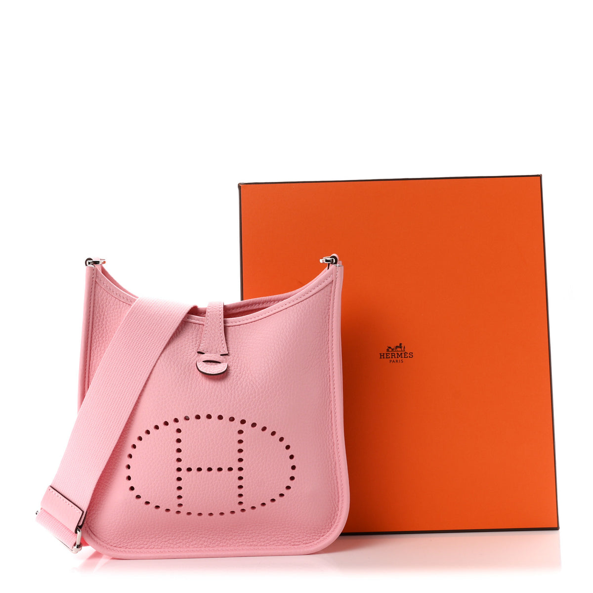 Hermes Taurillon Clemence Evelyne 23 Poche III Rose Sakura 11 of 11