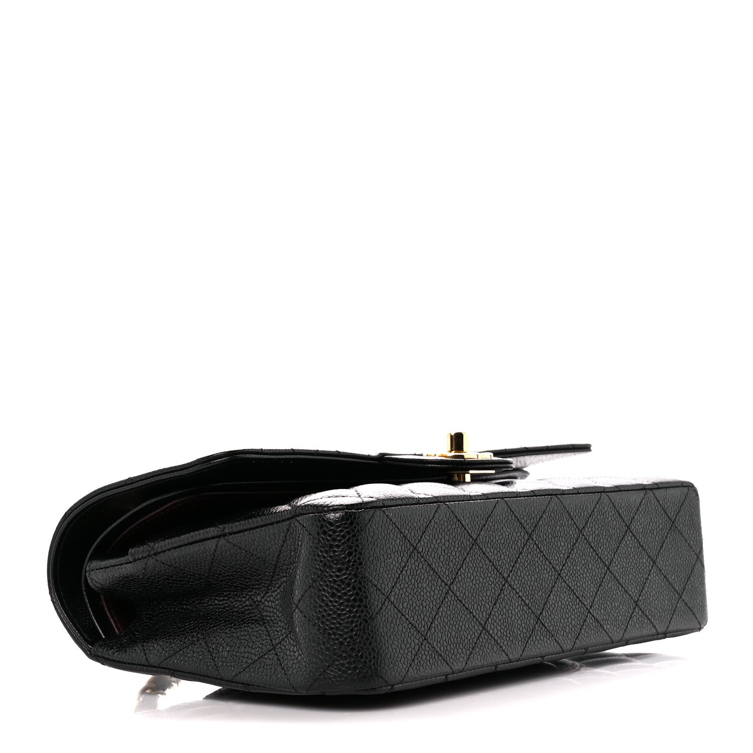 Chanel Caviar Quilted Medium Double Flap Black 4 of 12