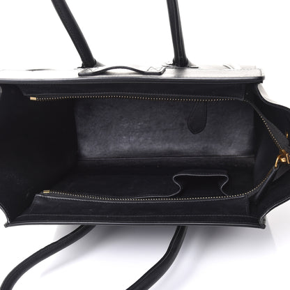 Celine Smooth Calfskin Micro Luggage Black 5 of 10