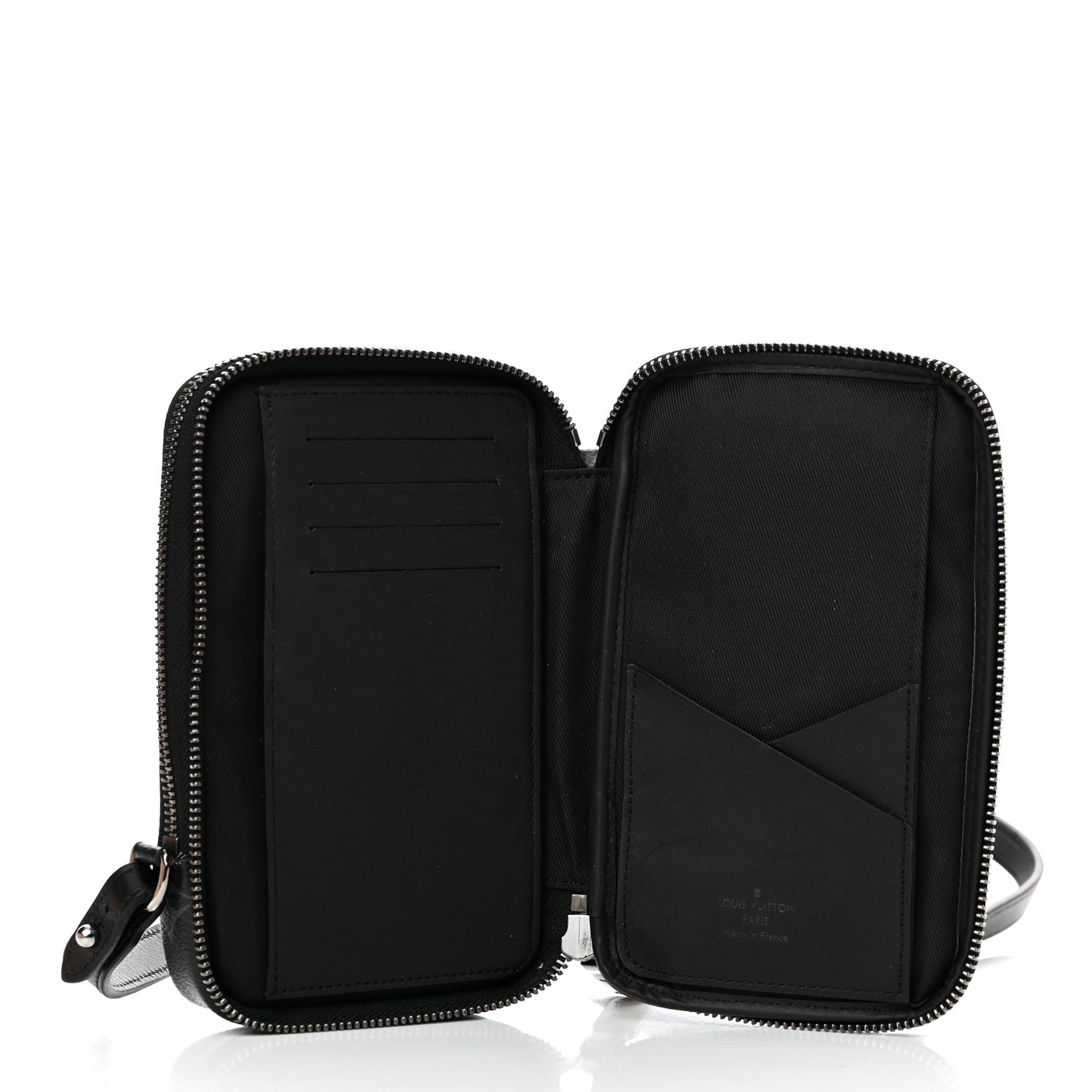 Monogram Eclipse Reverse Double Phone Pouch