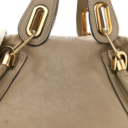 Chloe Calfskin Medium Paraty Barbour Khaki 7 of 13