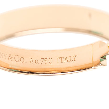 Tiffany 18K Rose Gold Diamond Tiffany True Ring 58 8.5 4 of 6