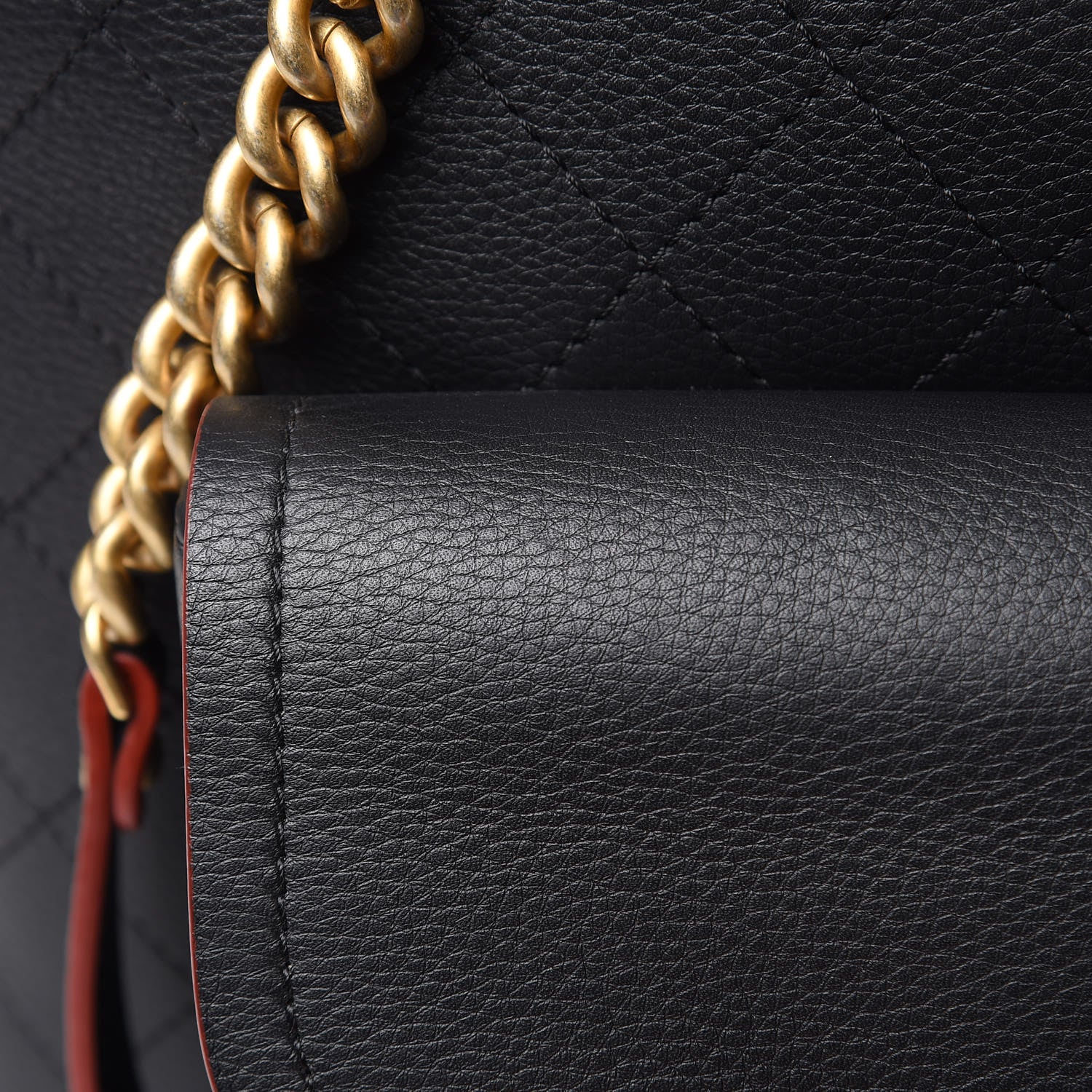 Chanel Calfskin Stitched Archi Chic Large Tote Black 11 of 12