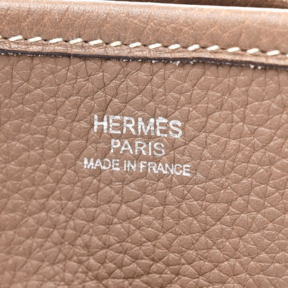 Hermes Taurillon Clemence Amazone Evelyne II PM Gris Tourterelle 6 of 12