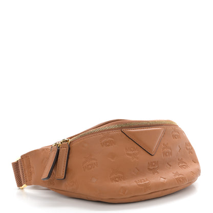 MCM Calfskin Ottomar Monogram Fursten Belt Bag Cognac 4 of 11