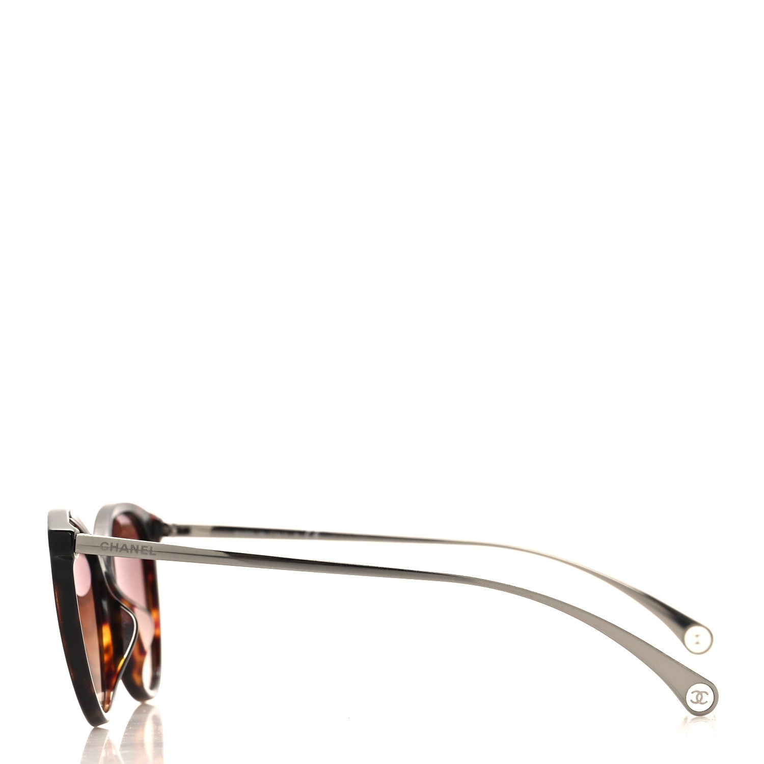 Chanel Acetate Cat Eye Sunglasses 6459-A Tortoise 3 of 7