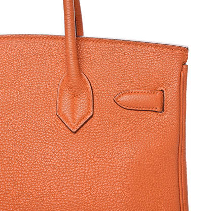Hermes Togo Birkin 30 Orange 23 of 32