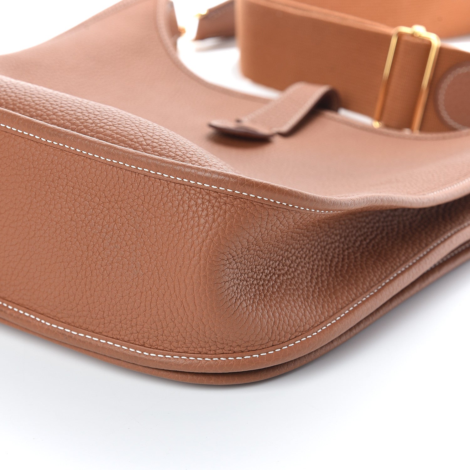 Hermes Taurillon Clemence Evelyne III GM Gold 10 of 10