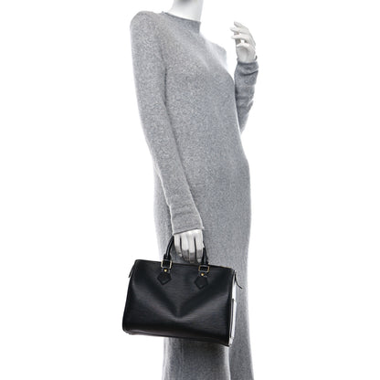 Louis Vuitton LOUIS VUITTON Epi Speedy 25 Black 2 of 13