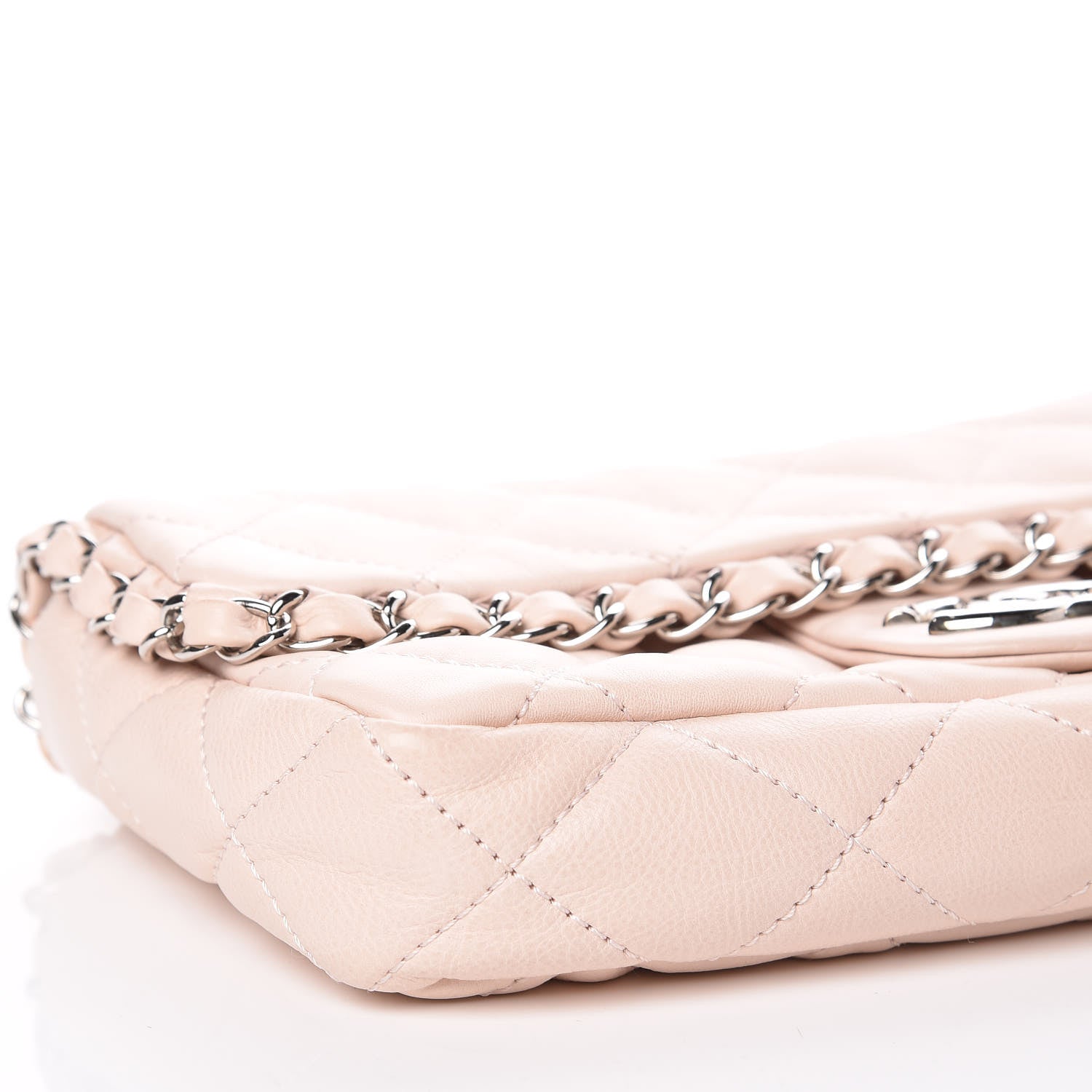 Chanel Calfskin Quilted Small Chain Me Flap Light Pink 5 of 13