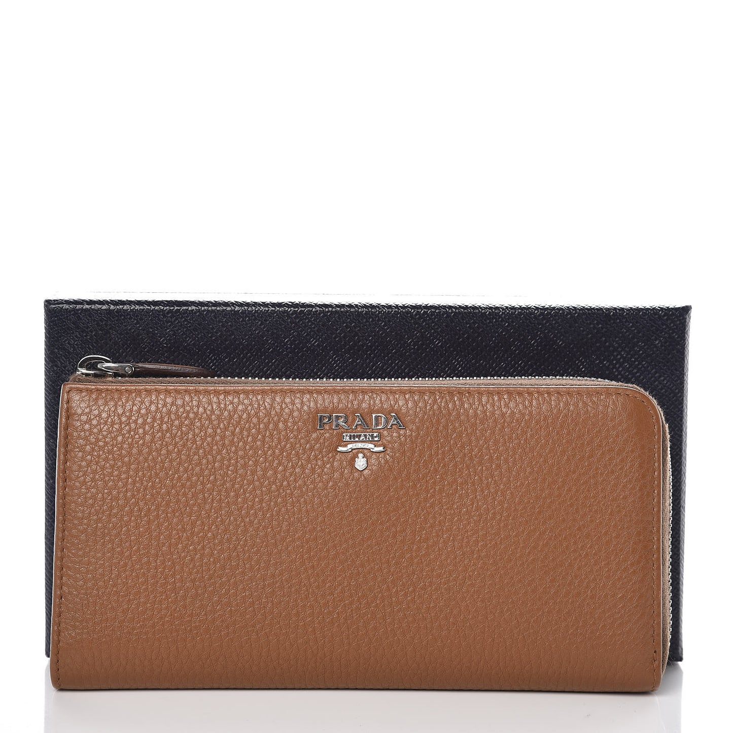 Vitello Phenix Zip Around Wallet Cannella