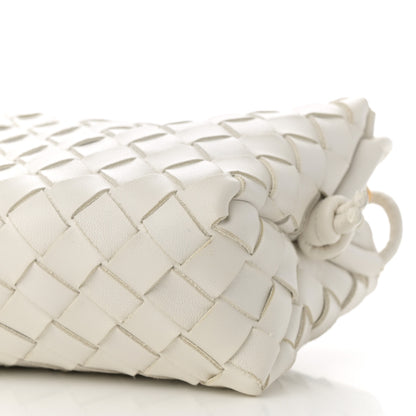 Bottega Veneta Nappa Intrecciato Mini Loop Camera Bag White 9 of 12