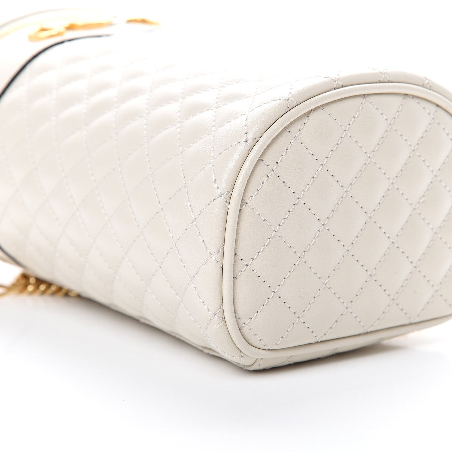 Gucci Calfskin Trapuntata Zumi Belt Bag Off White 8 of 9