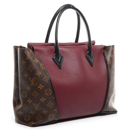 Louis Vuitton Monogram Cuir Orfevre Tote W PM Prunille 3 of 7