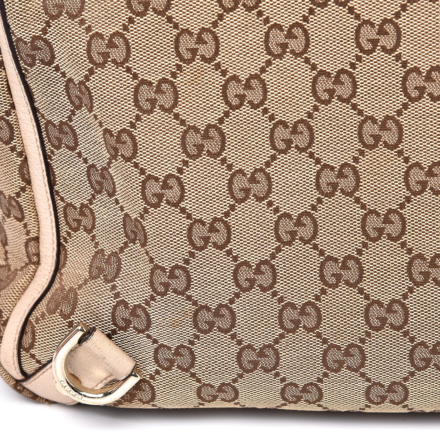 Monogram Medium Abbey Tote White