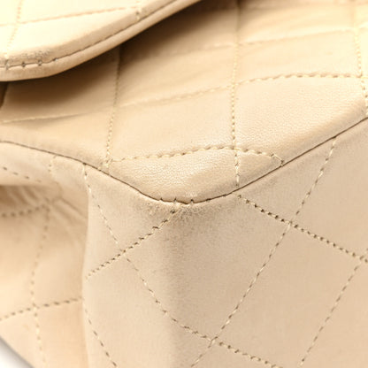 Chanel Lambskin Quilted Small Double Flap Beige 17 of 23