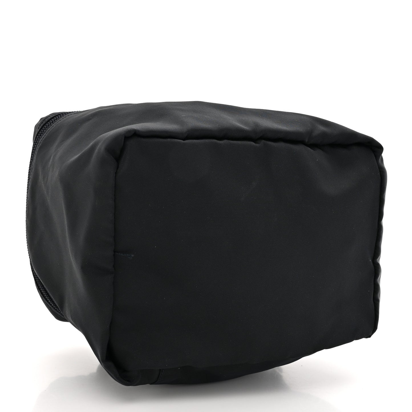Tessuto Nylon Handle Cosmetic Pouch Black