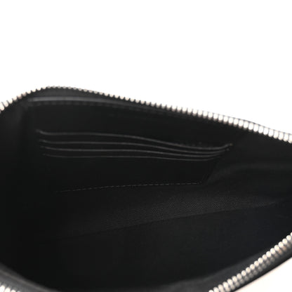 Burberry Mega Check Peyton Crossbody Clutch Bag Black 5 of 11