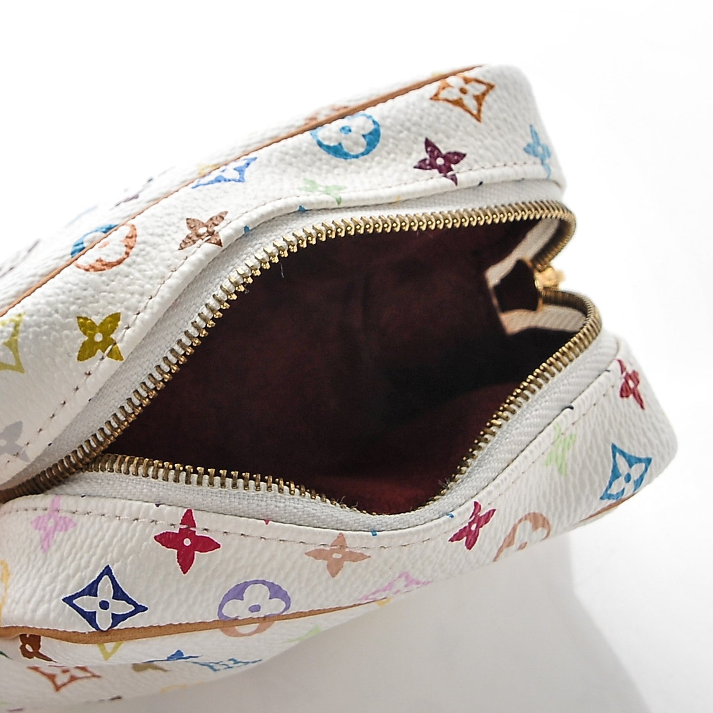 Monogram Multicolor Trousse Wapity White