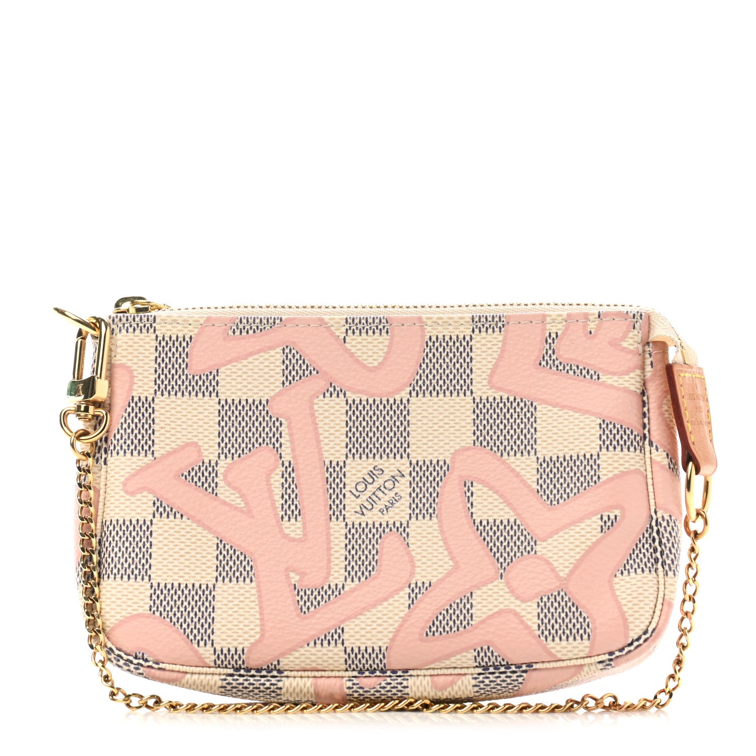Louis Vuitton Damier Azur Tahitienne Mini Pochette Accessories 1 of 8
