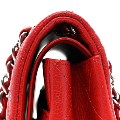 Chanel Caviar Quilted Maxi Double Flap Red 12 of 13