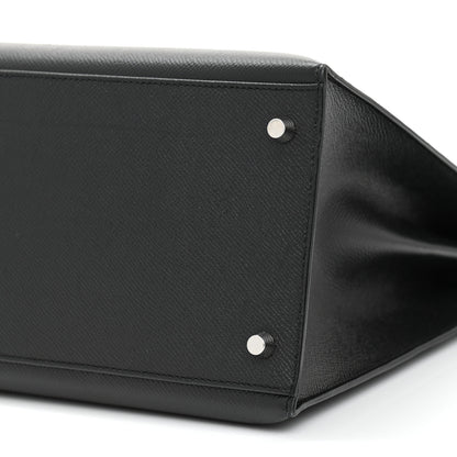Hermes Epsom Kelly Sellier 40 Black 10 of 13
