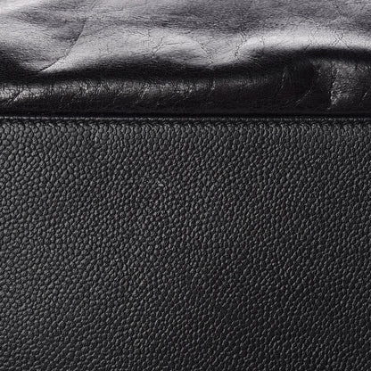 Chanel Glazed Calfskin Large Deauville Tote Black 15 of 15