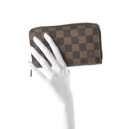 Louis Vuitton Damier Ebene Zippy Compact Wallet 2 of 9