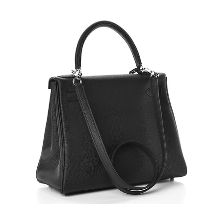 Hermes Togo Kelly Retourne 28 Black 4 of 41