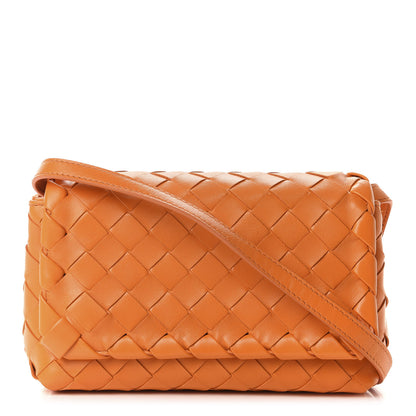 Bottega Veneta Nappa Intrecciato Mini Crossbody Orange 1 of 10