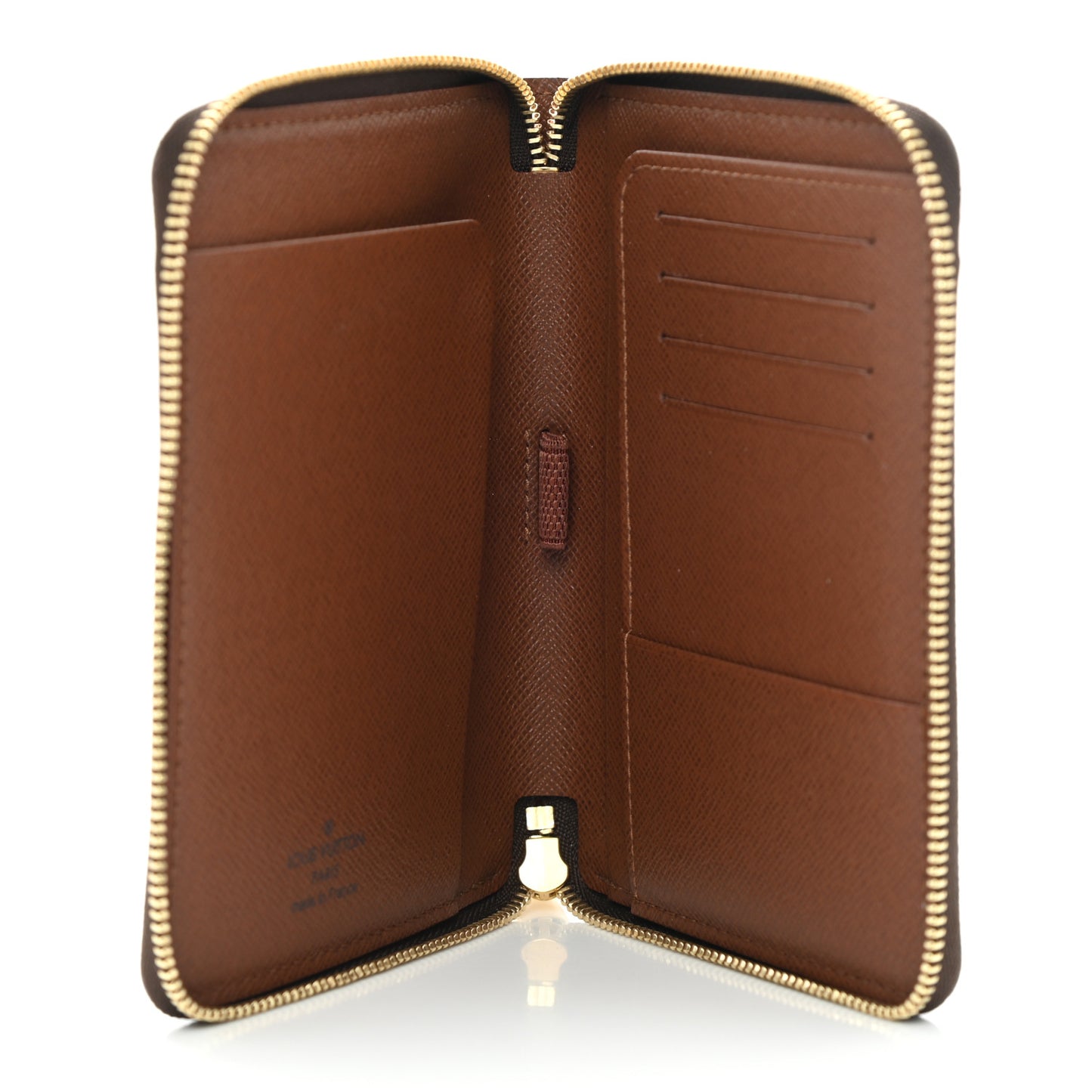Monogram Zipped Passport Holder Wallet