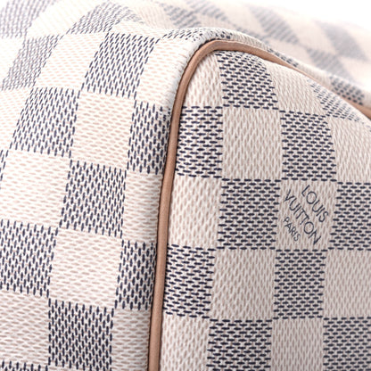 Louis Vuitton Damier Azur Keepall Bandouliere 55 17 of 30