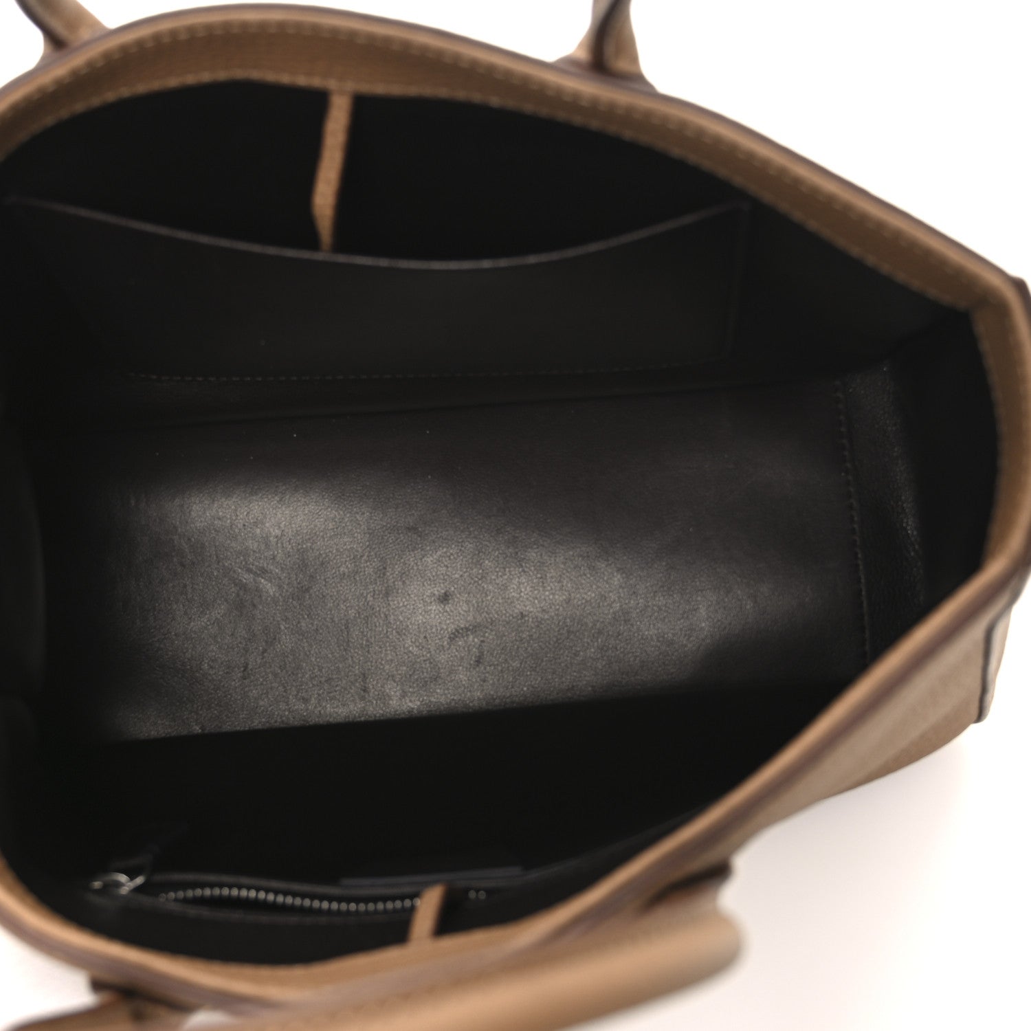 The Row Grained Calfskin Small Day Luxe Tote Sandpit 5 of 10