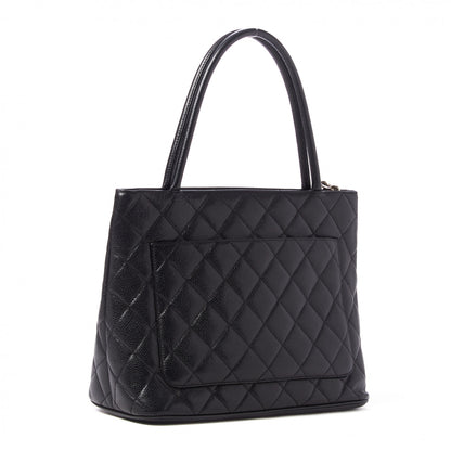 Chanel Caviar Quilted Medallion Tote Black 3 of 10