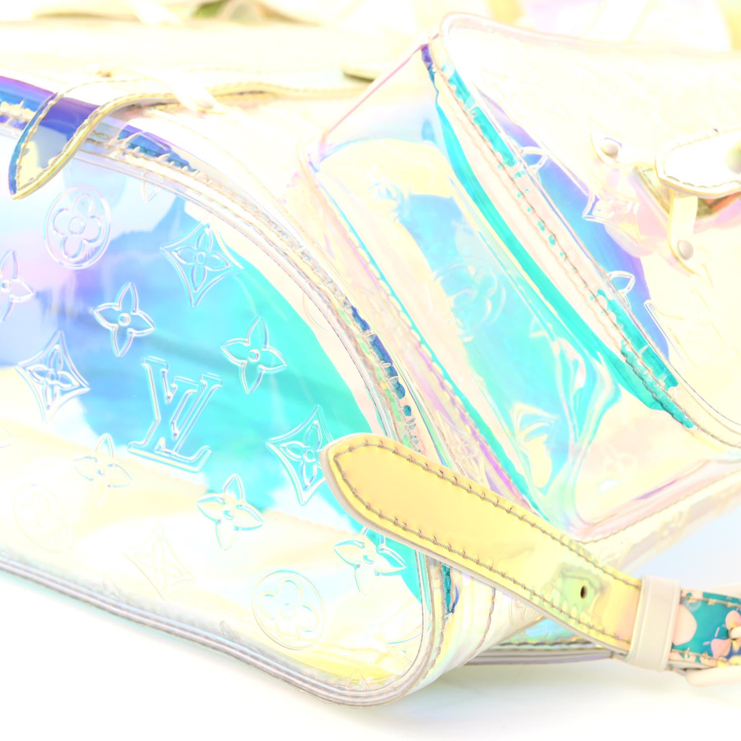 Louis Vuitton PVC Monogram Christopher Backpack GM Iridescent Prism 9 of 9