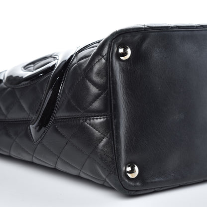 Chanel Calfskin Quilted Large Cambon Tote Black 8 of 16