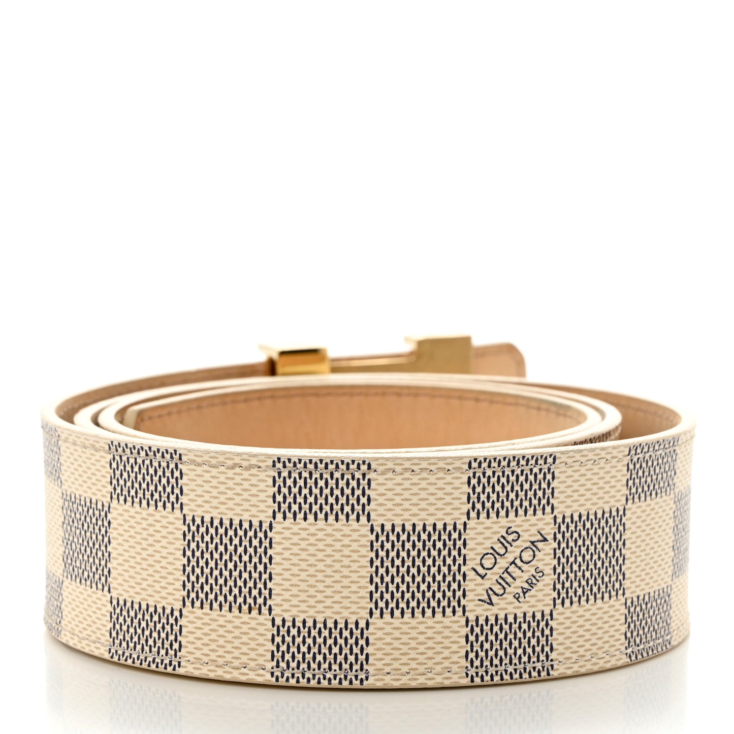 Damier Azur LV Initiales Belt 90 36