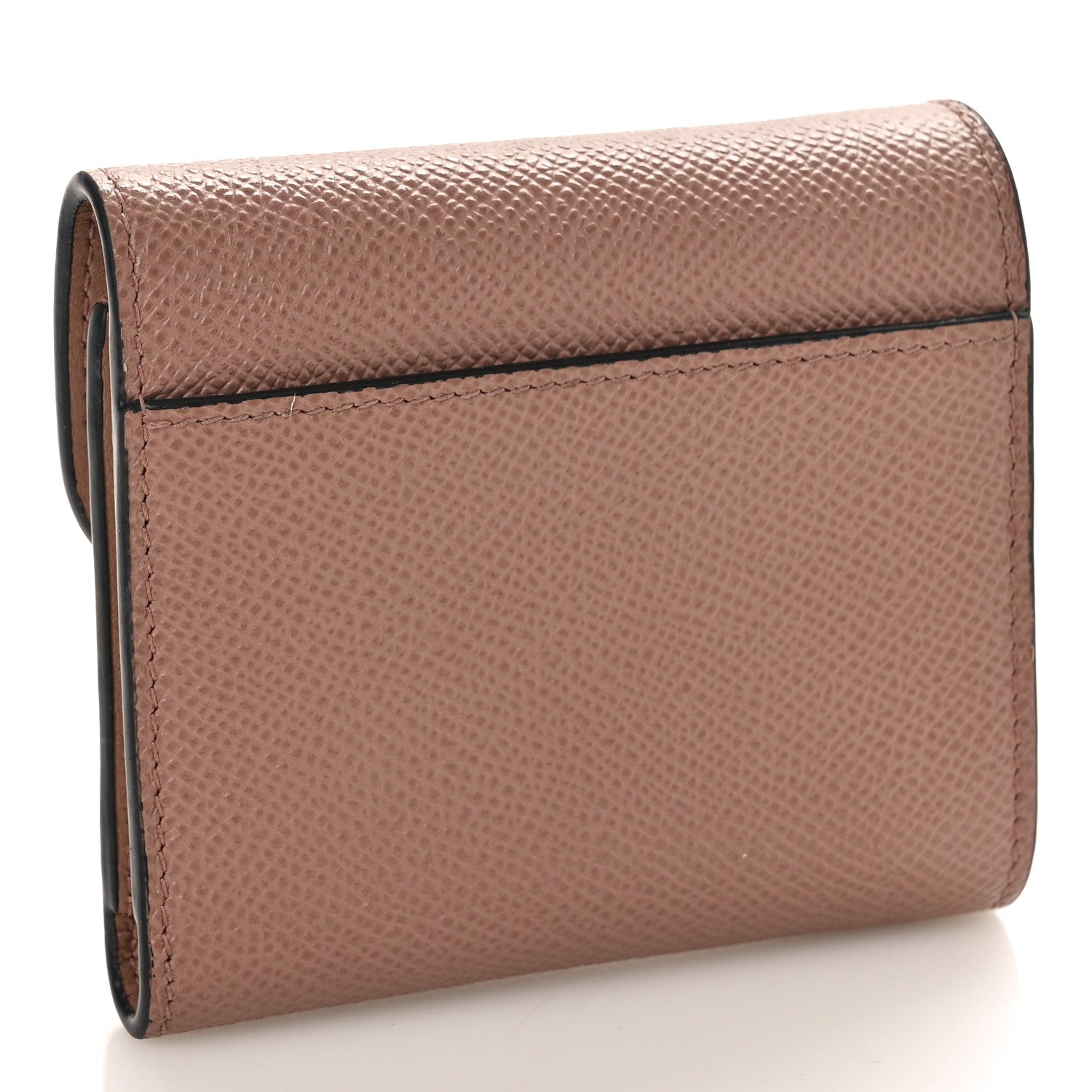 Christian Dior Grained Calfskin Saddle Lotus Wallet Blush 3 of 8