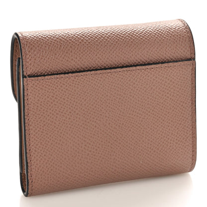 Christian Dior Grained Calfskin Saddle Lotus Wallet Blush 3 of 8