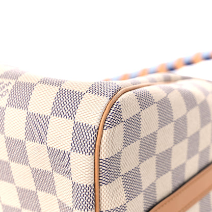Louis Vuitton Damier Azur Braided Speedy Bandouliere 30 Blue 11 of 17