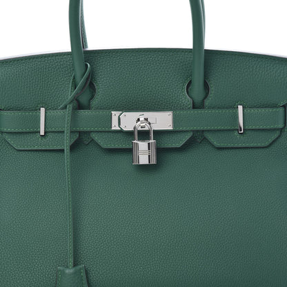 Hermes Togo Birkin 30 Malachite 9 of 15