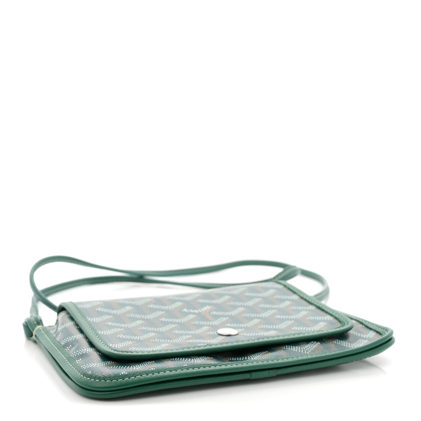 Goyardine Plumet Wallet Clutch Green