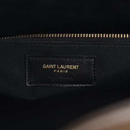 Saint Laurent Grained Calfskin Small Sac De Jour Taupe 7 of 8