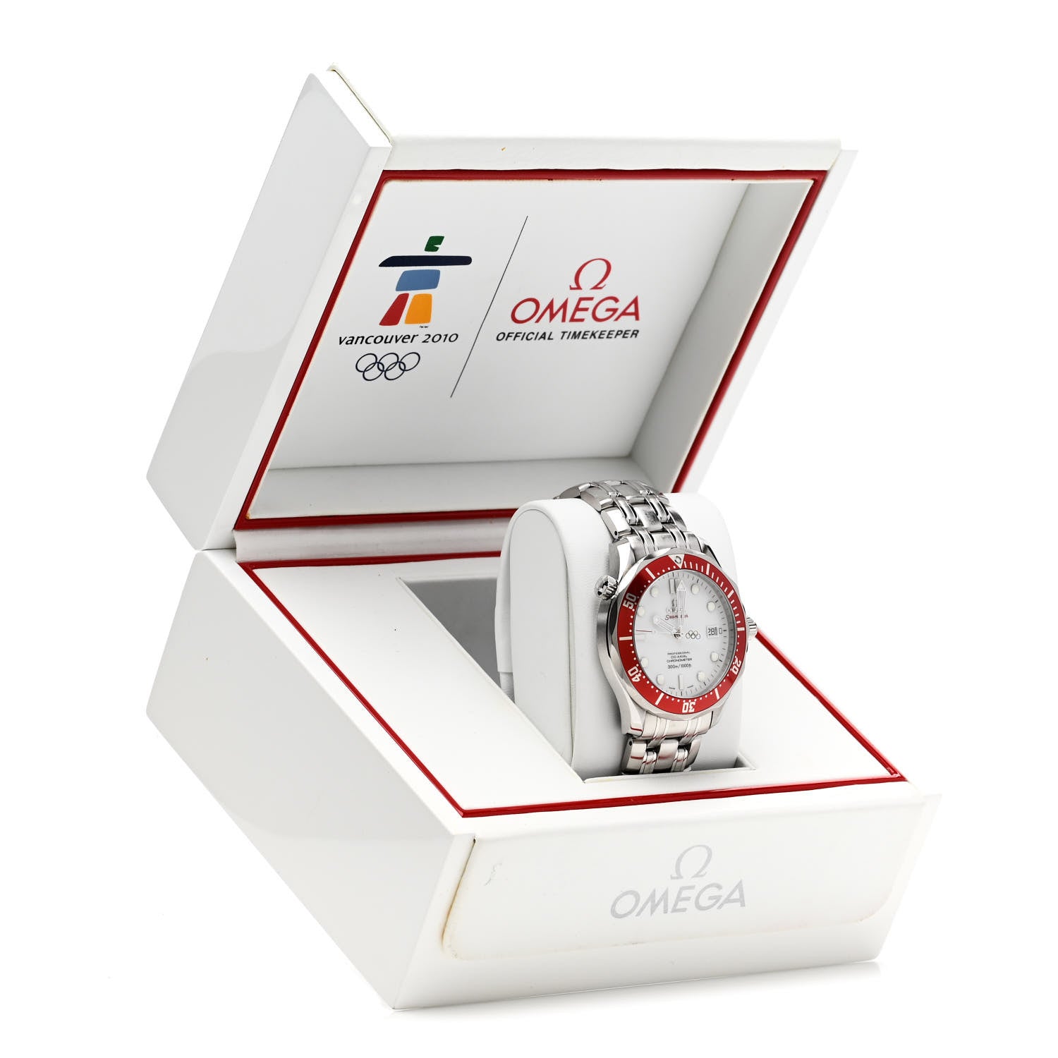 Omega Stainless Steel 41mm Seamaster Professional Diver 300 Olympic Collection Automatic Watch 212.30.41.20.04.001 7 of 7