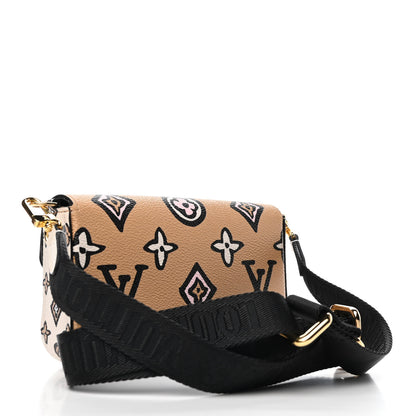 Louis Vuitton Monogram Wild At Heart Felicie Strap & Go Arizona Creme 2 of 4