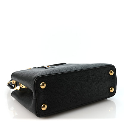 Louis Vuitton Taurillon Capucines BB Black 4 of 9