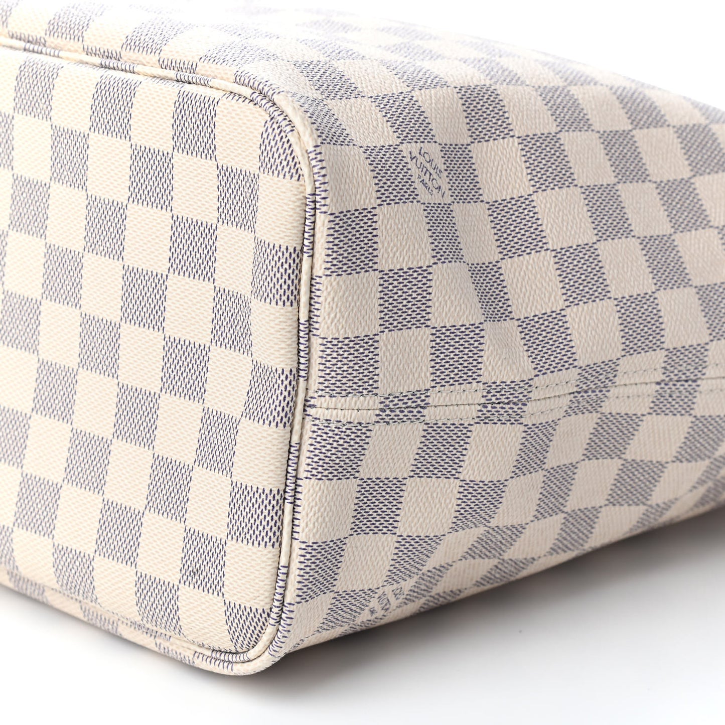 Damier Azur Neo Neverfull MM Rose Ballerine