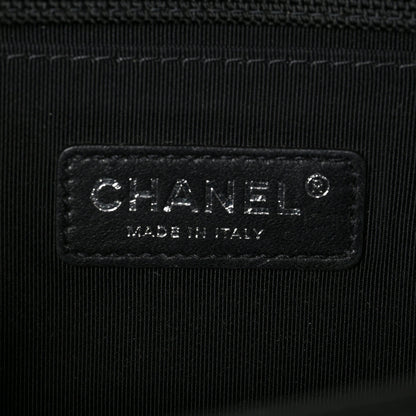 Chanel Canvas Quilted Medium Fluo Boy Flap Black Grey Yellow 6 of 8