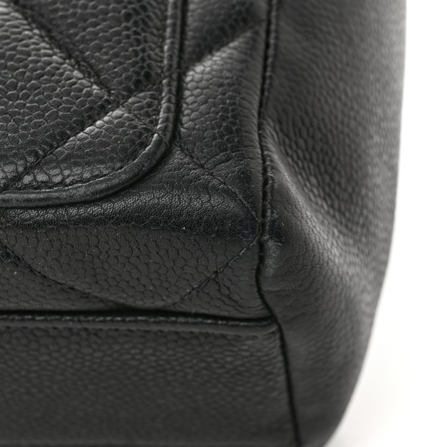 Caviar Quilted Medium Single Flap Black