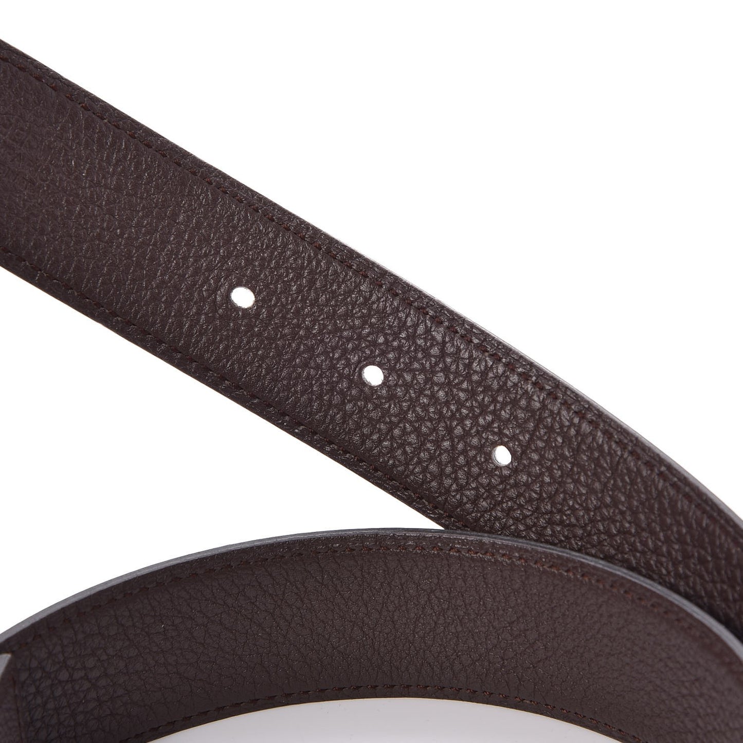 Box Togo 32mm Belt Strap 75 Black Chocolate